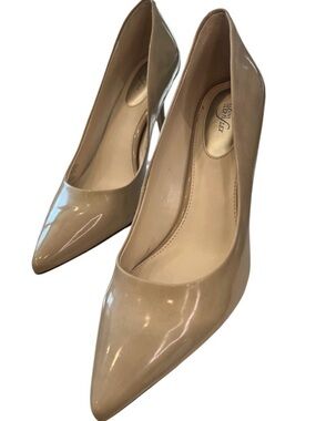 Alfani Nude Patent Pointed-Toe Pumps